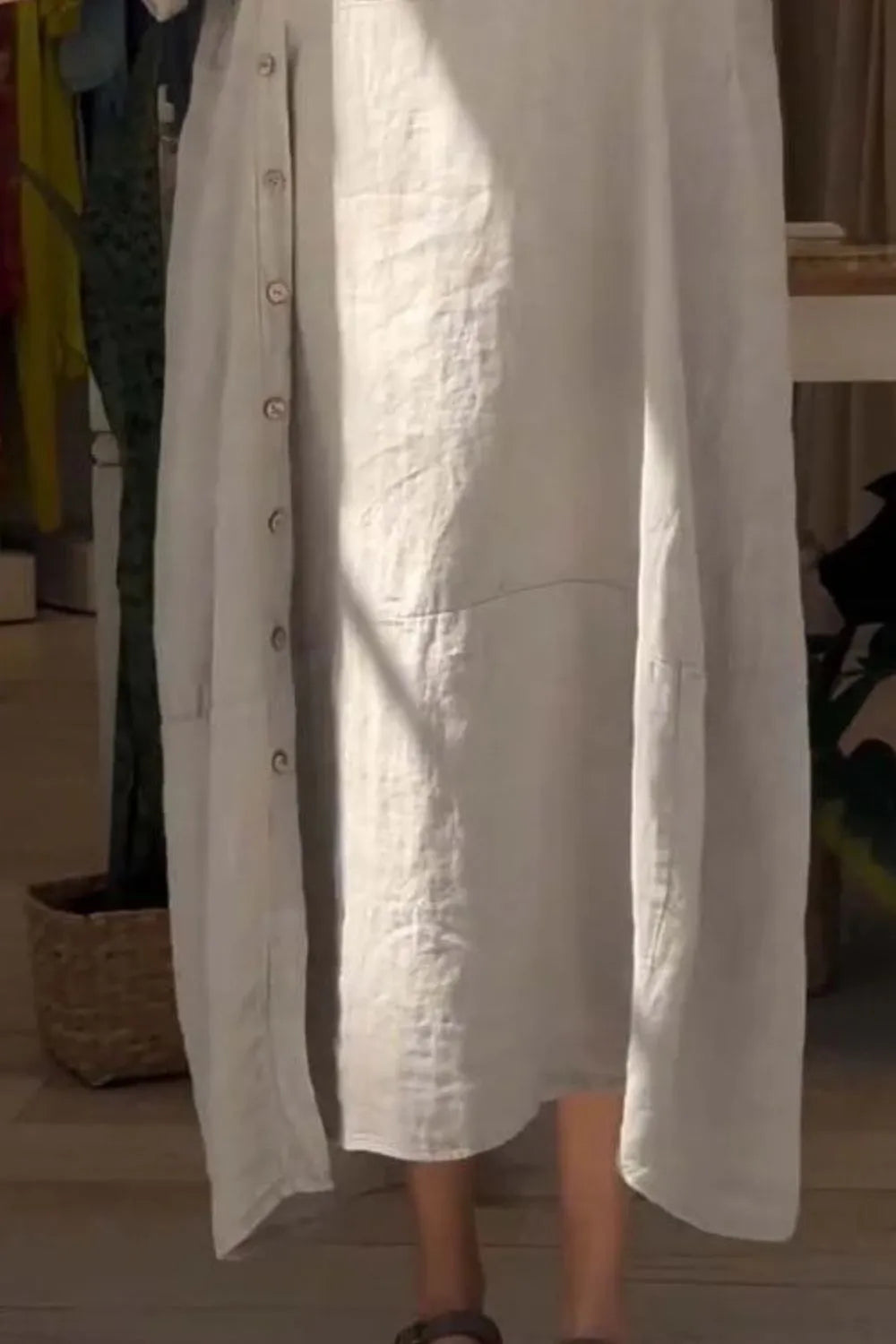 Full Size Relaxed Fit Short Sleeves Dress Plus (15)