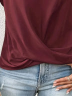 V-neck Twist Front Top (4)