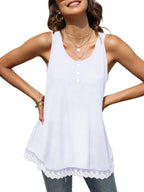 Lace Trim Wide Strap Tank Top (10)