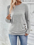 Round Neck Long Sleeve T-shirt