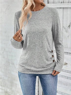 Round Neck Long Sleeve T-shirt