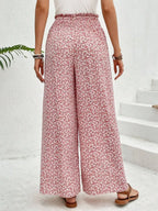 Tied Printed Wide Leg Pants (2)
