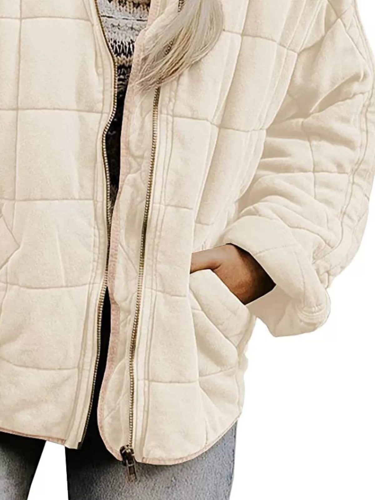 Quilted Zip Up Outerwear (21)