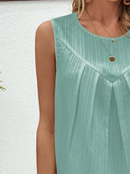 Ruched Round Neck Tank (12)