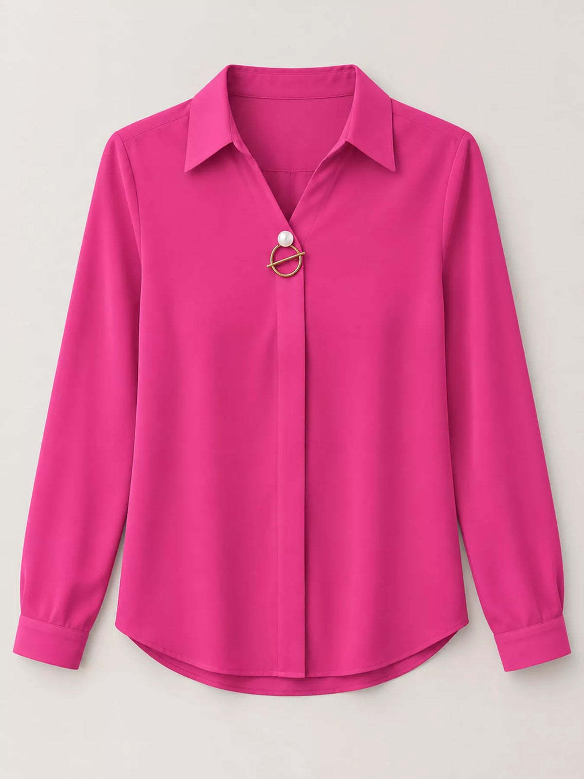 Long Sleeve Satin Blouse (25)