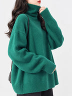 Turtleneck Dropped Shoulder Sweater (46)
