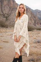 Tassel Hem Knit Cover Up (9)