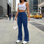 Drawstring Loose Wide-leg Pants photo 3