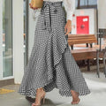 Plaid Mermaid Ruffled Skirt variant CJWS318647801AZ|CJWS318647802BY|CJWS318647803CX|CJWS318647804DW|CJWS318647805EV|CJWS318647806FU|CJWS318647807GT|CJWS318647808HS