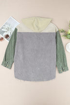 Snap Front Hooded Corduroy Shacket (5)