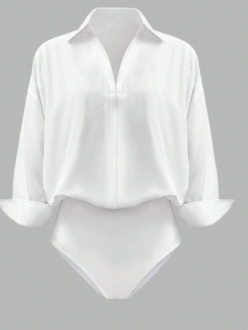 Button-down Long Sleeve Bodysuit (2)