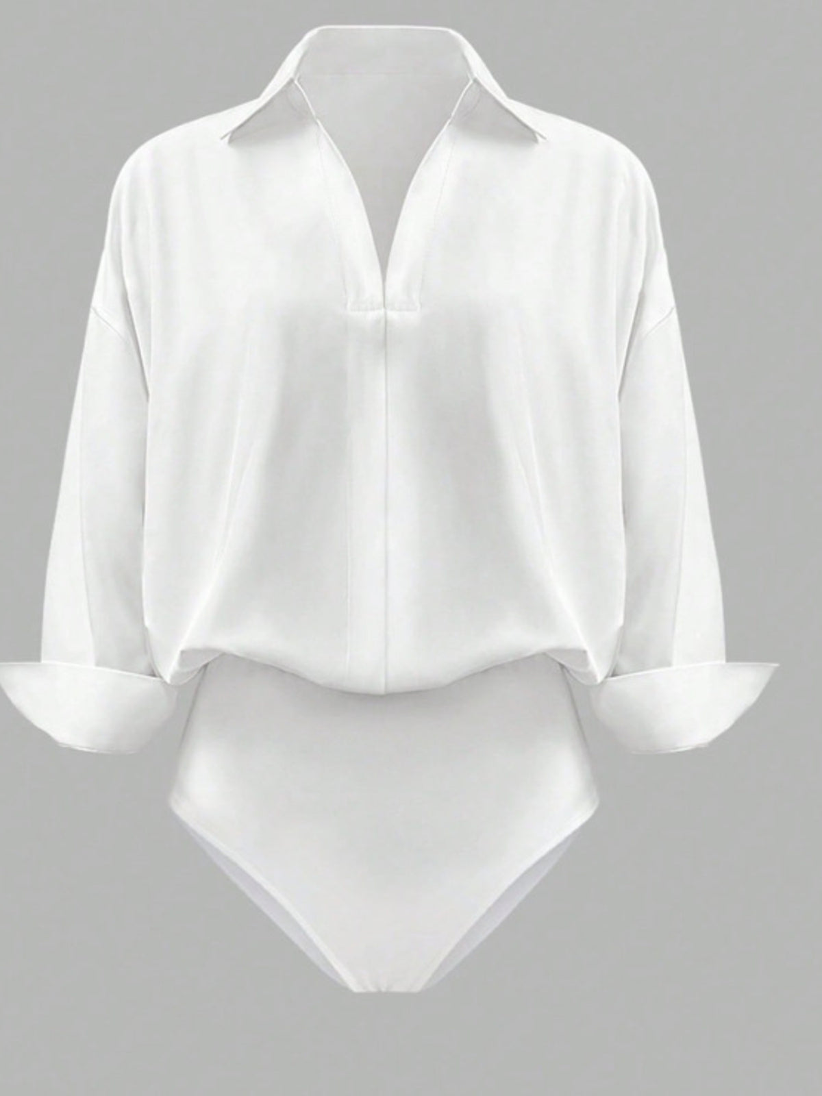 Button-down Long Sleeve Bodysuit (2)