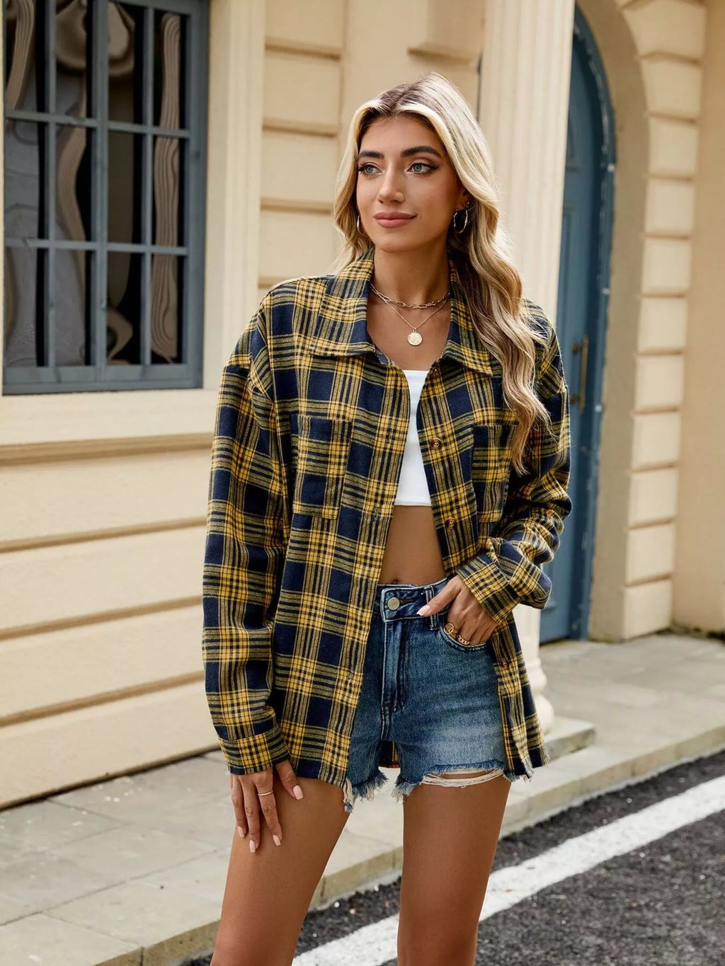 Plaid Button Up Shirt (15)