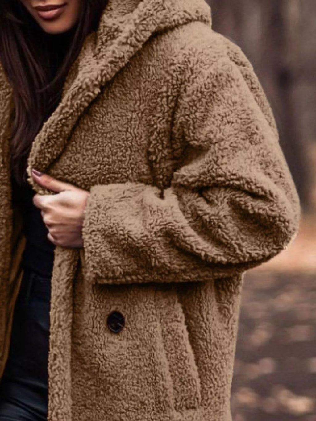 Teddy Bear Hooded Longline Outerwear (11)