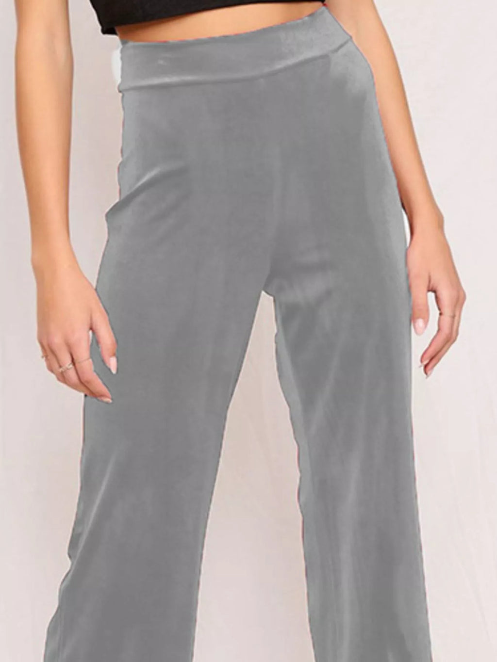Full Size Velvet Wide Leg Pants Plus (11)