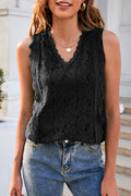 Lace V-neck Tank
