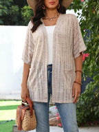 Openwork Open Front Cardigan (21)