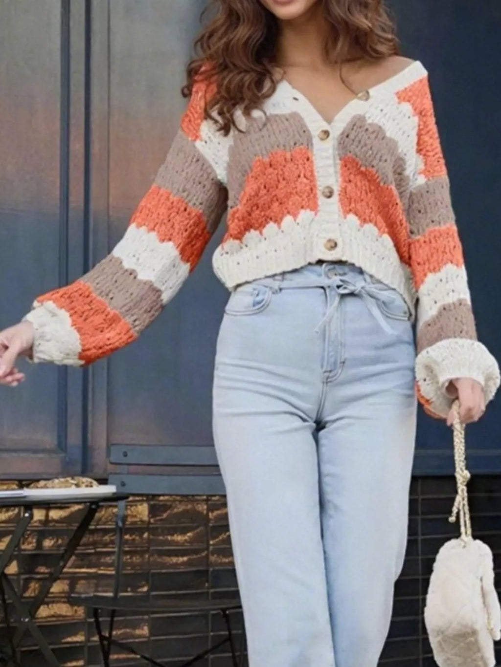 Block Button Up Cardigan (16)