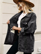 Button Up Long Sleeve Denim Jacket (8)