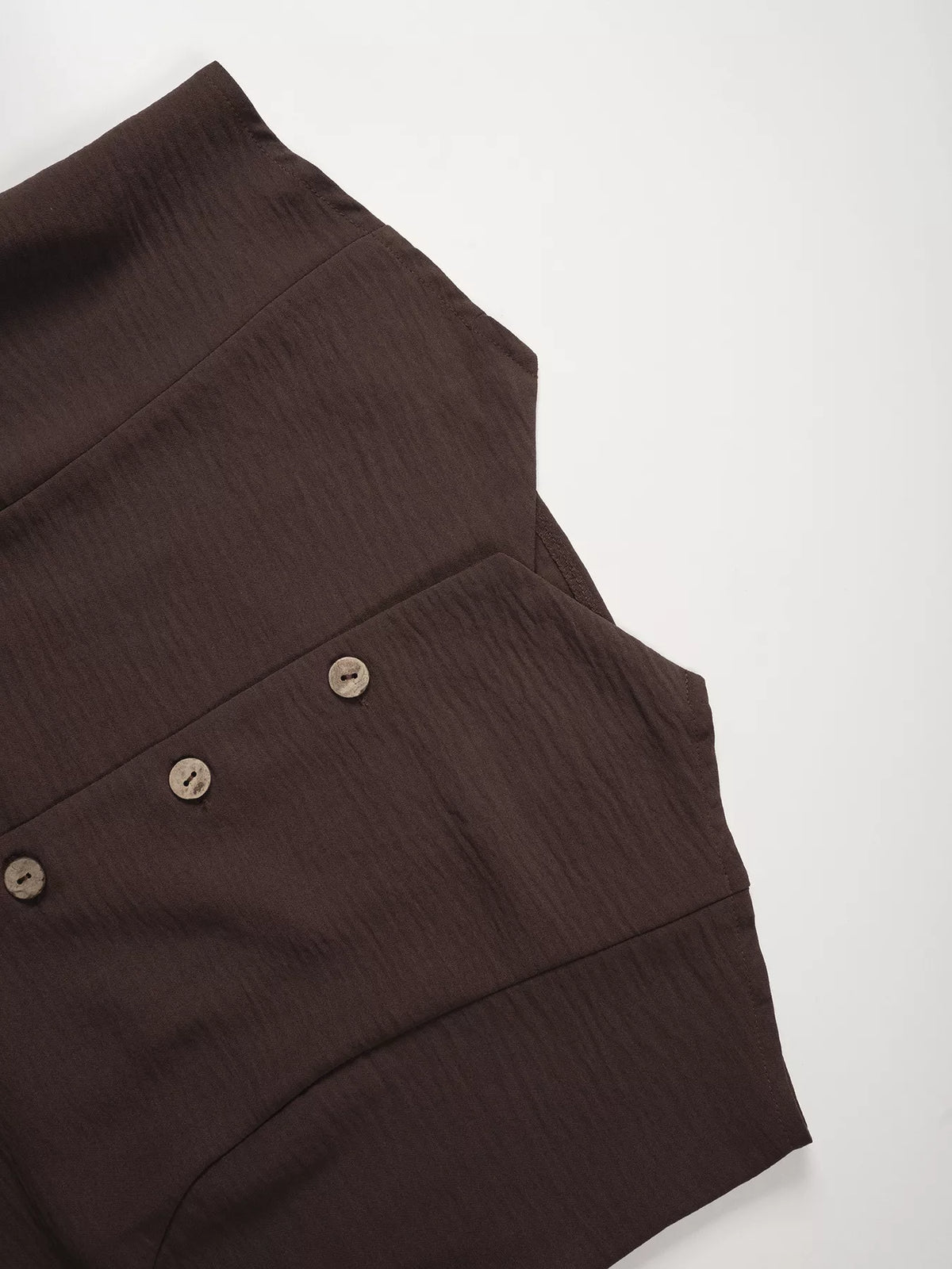 Button-down Vest Wide Leg Pants Set (9)