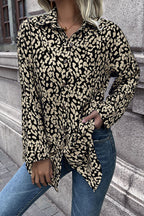 Leopard Roll-tap Sleeve Shirt (7)