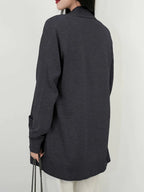 Open Front Long Sleeve Sweater Cardigan (11)