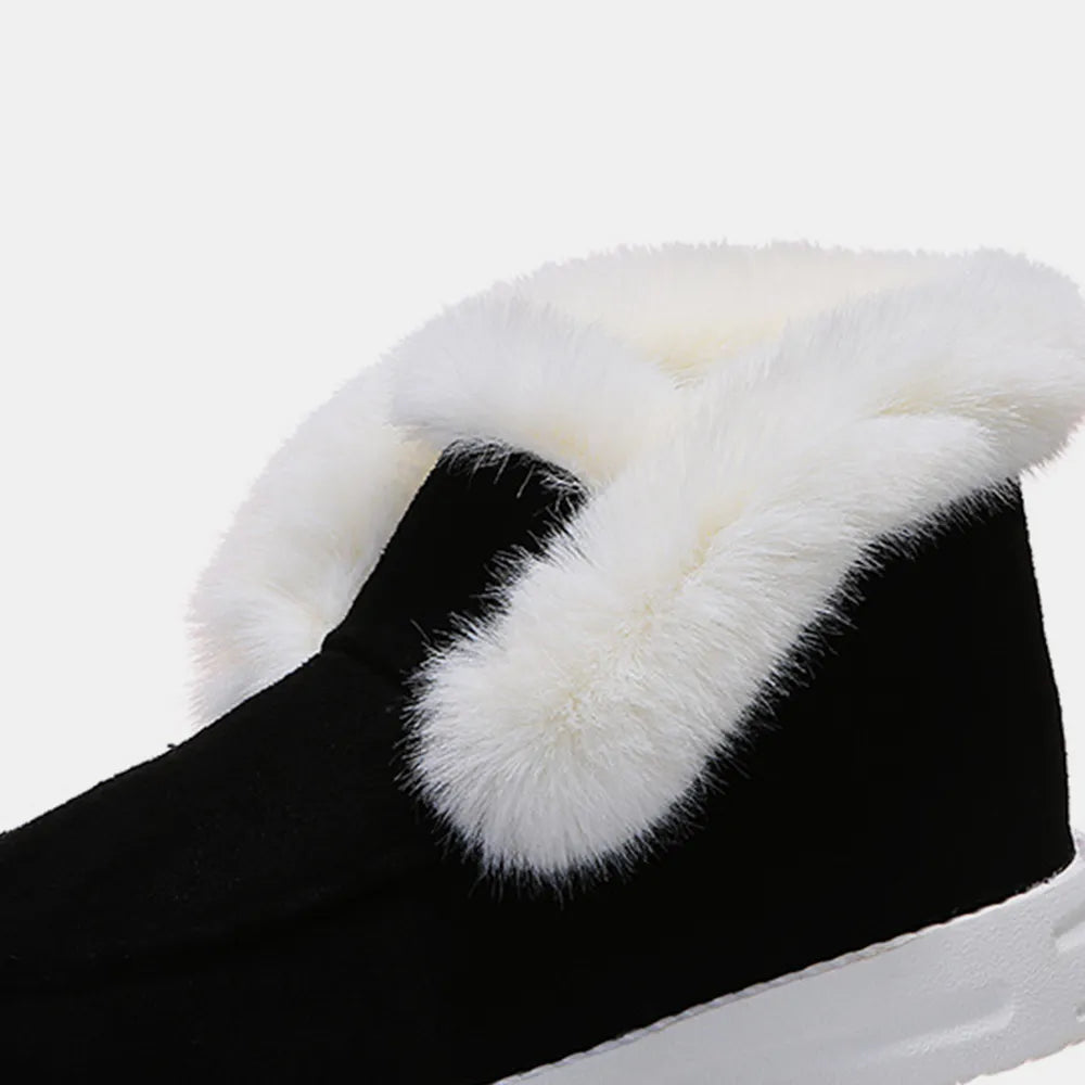 Furry Suede Snow Boots (5)