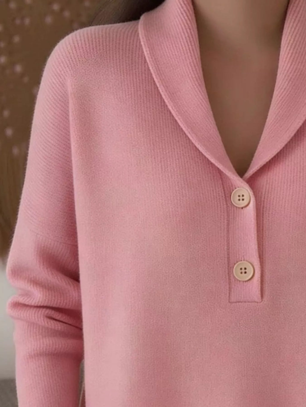 Button Detail Long Sleeve Sweater (4)