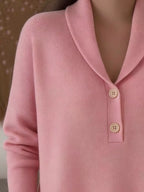 Button Detail Long Sleeve Sweater (4)