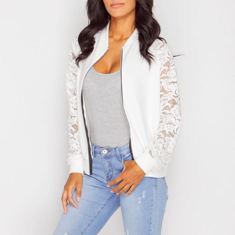 Bomber Jacket Lace variant CJJK120761101AZ|CJJK120761102BY|CJJK120761103CX|CJJK120761104DW|CJJK120761105EV