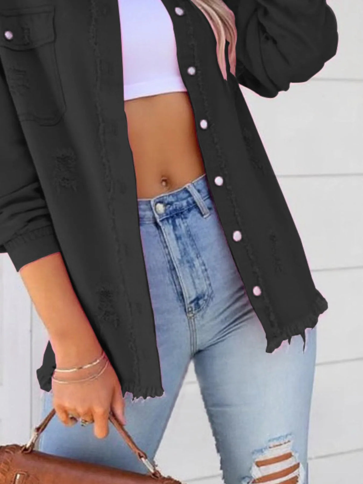 Distressed Denim Jacket Frayed Edges (30)