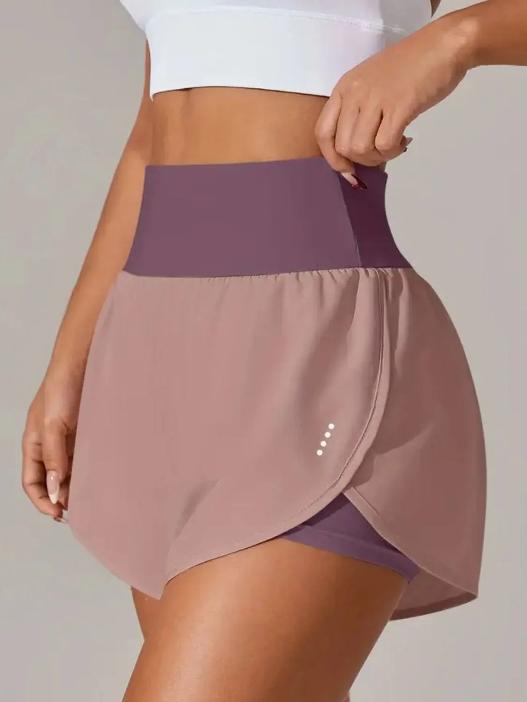 Pocketed High Waist Active Shorts (23)