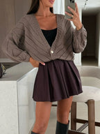 Openwork Long Sleeve Cardigan (3)