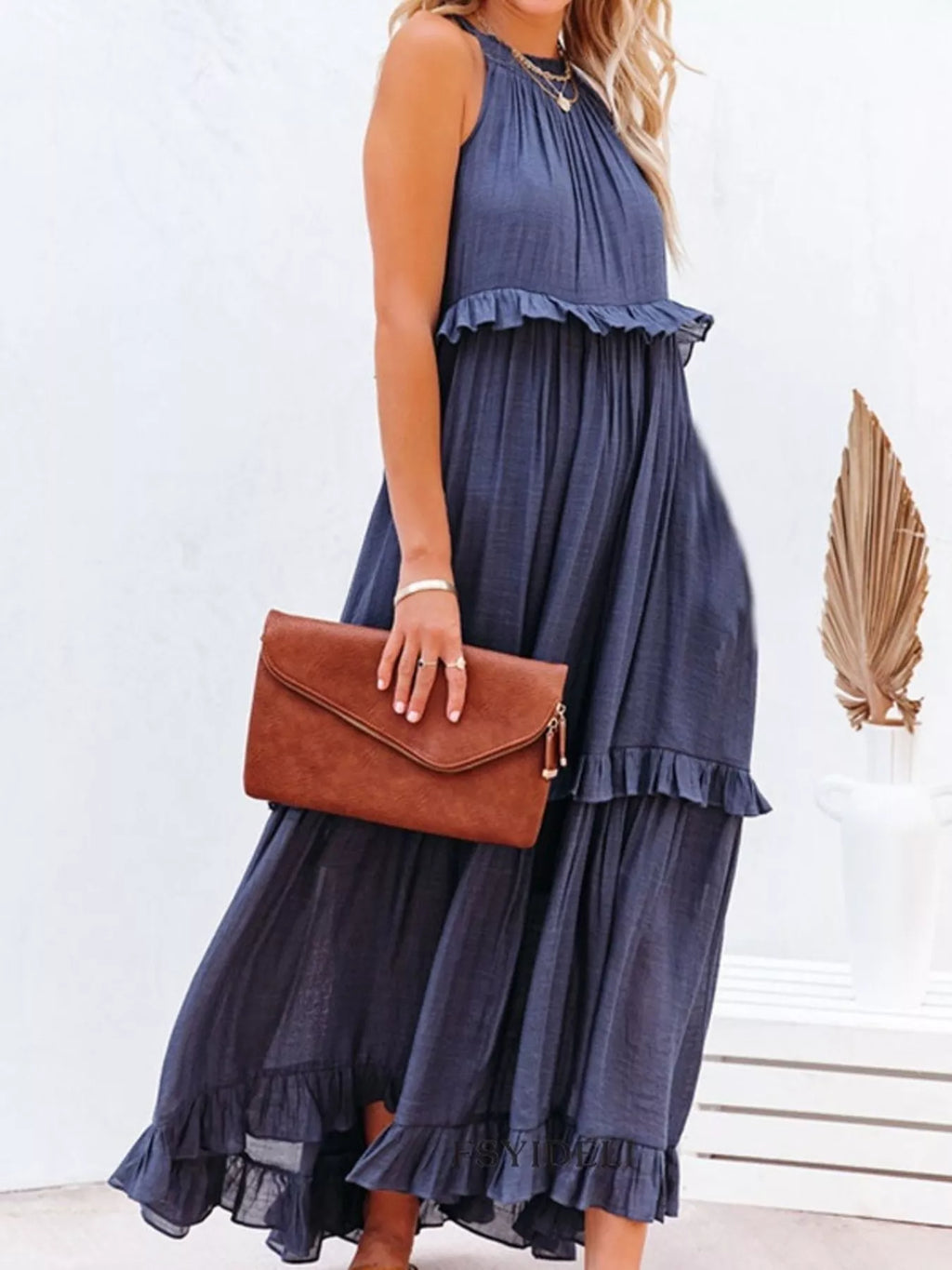 Ruffled Tiered Sleeveless Maxi Dress (13)