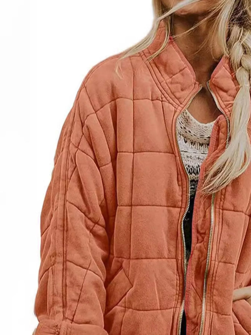 Quilted Zip Up Outerwear (29)