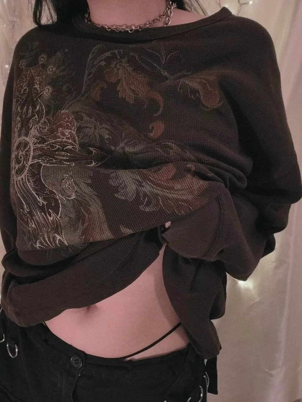 Skeleton Long Sleeve T-shirt (6)