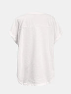 Sequin Round Neck Short Sleeve T-shirt (3)