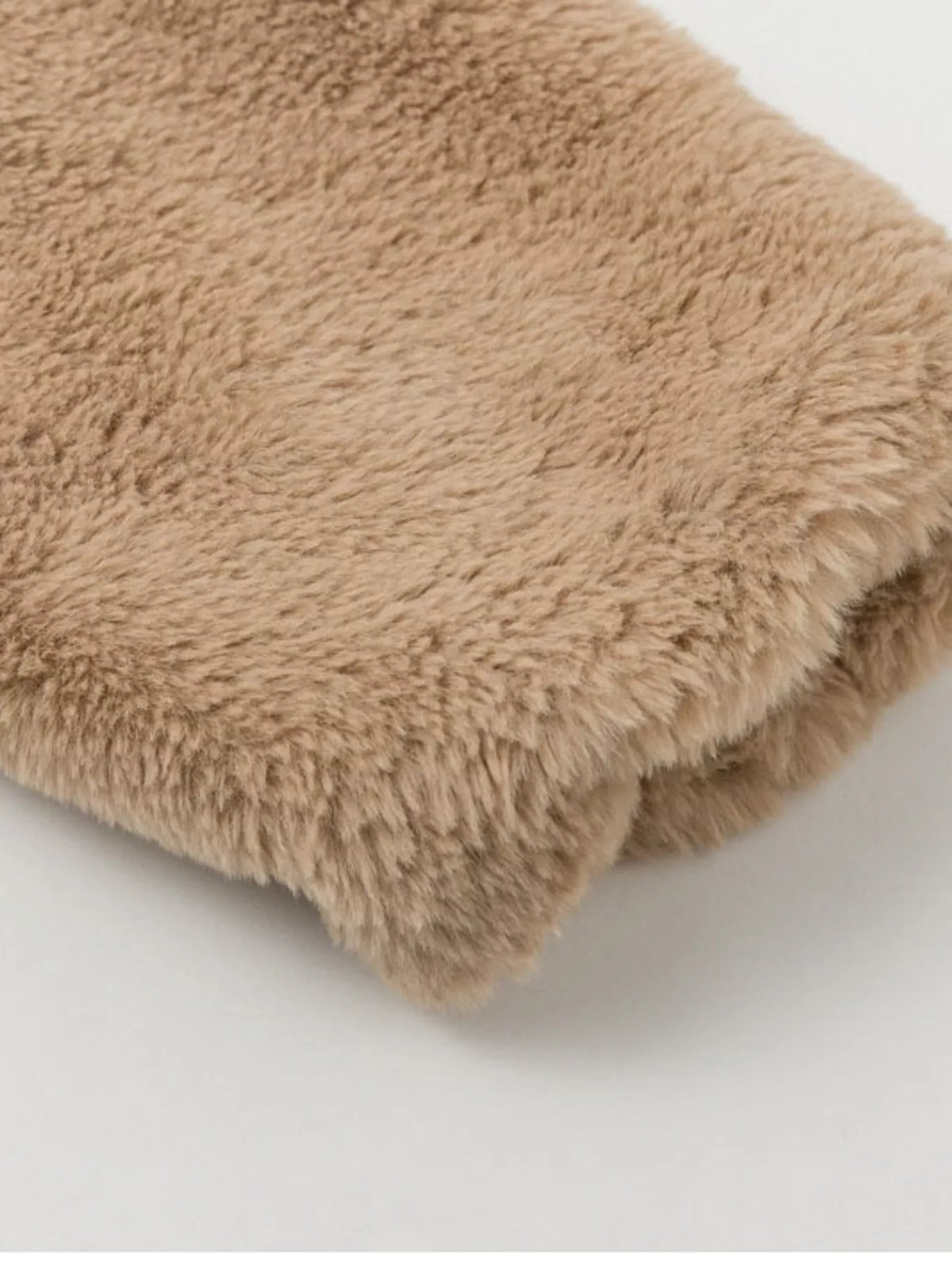 Full Size Faux Fur Cropped Zip-up Jacket Plus (6)