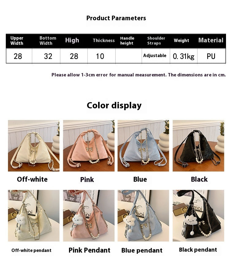 Large Capacity Spring Shoulder Bag Texture photo 12
