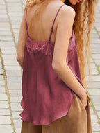 Lace Trim Flowy Cami Top (9)