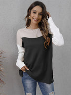 Block Round Neck Sweater (15)
