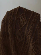 Diamond Pattern Round Neck Top (7)
