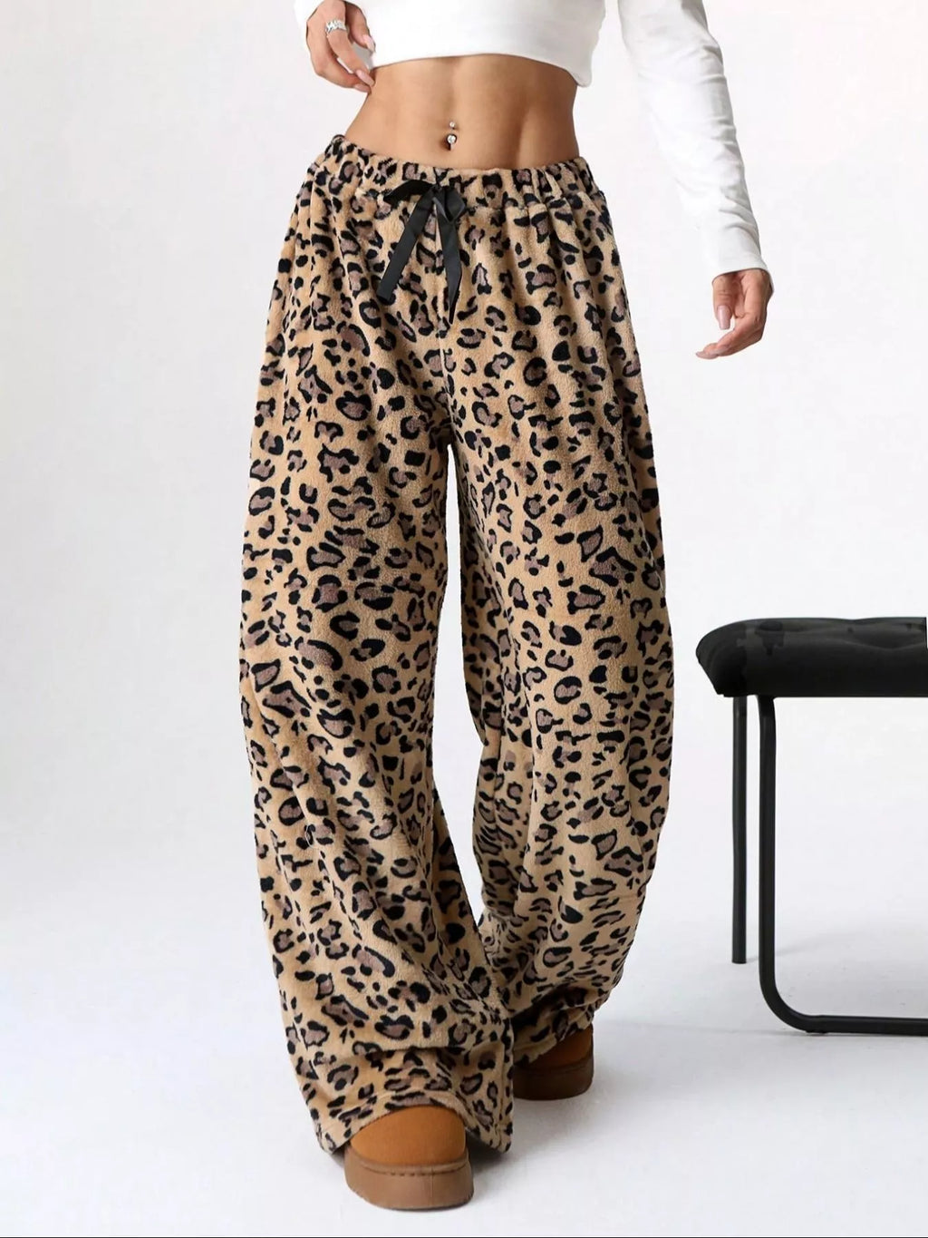 Leopard Wide Leg Pants (2)