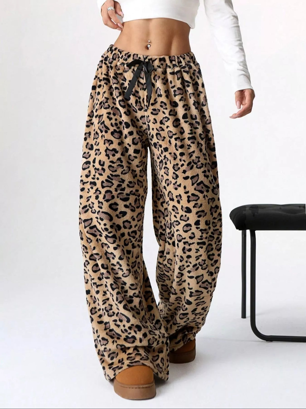 Leopard Wide Leg Pants (2)