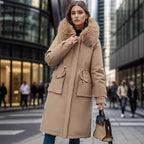 Parka Overknee Long Cotton Coat Jacket Trench photo 1