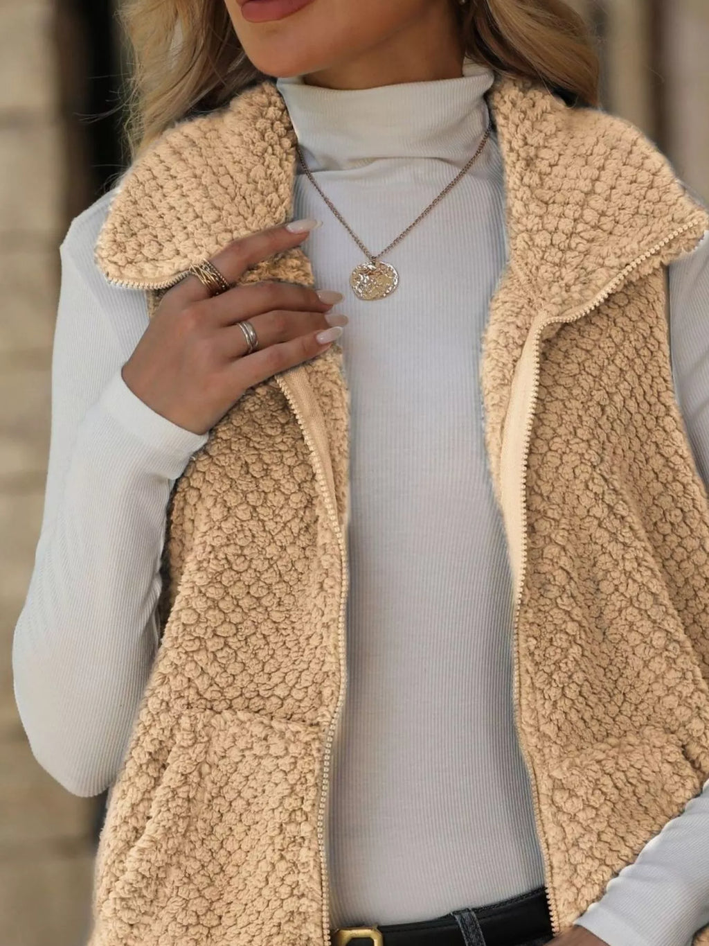 Zip-up Vest Coat (8)