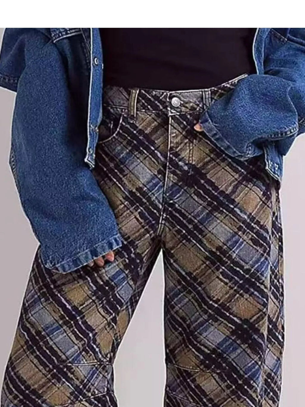 Printed Wide-leg Jeans (5)