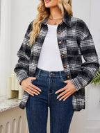 Plaid Button-up Shirt (13)