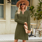 Twisted Midi Knitted Dress photo 5