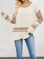 Block Side Slit Sweater (19)